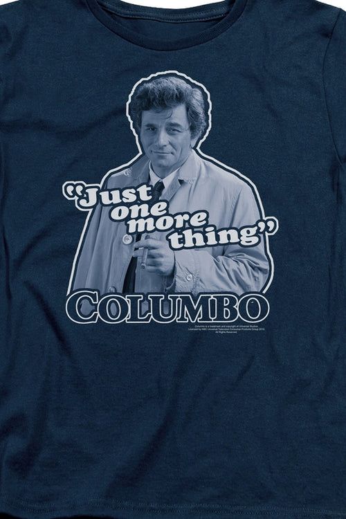 Womens Just One More Thing Columbo Shirtmain product image