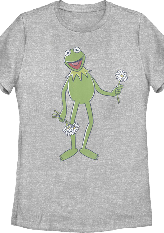 Womens Kermit's Flowers Muppets Shirt - main product image