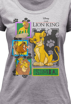 Womens Lion King Scoopneck Shirt