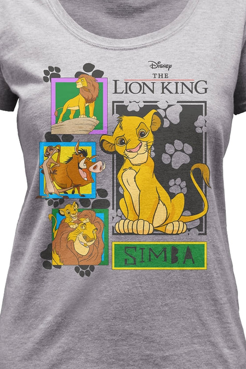 Womens Lion King Scoopneck Shirtmain product image