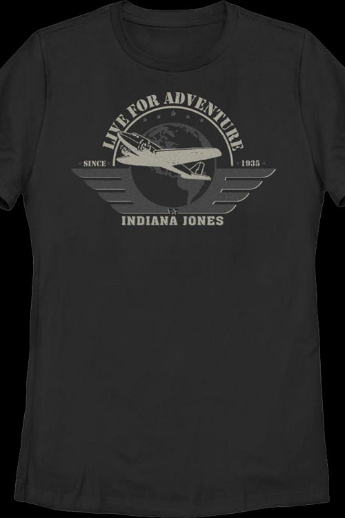 Womens Live For Adventure Indiana Jones Shirtmain product image