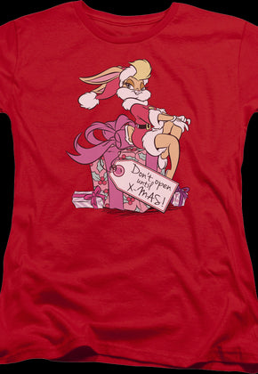 Womens Lola Bunny Christmas Gift Looney Tunes Shirt