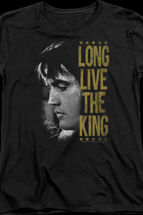 Womens Long Live The King Elvis Presley Shirtmain product image