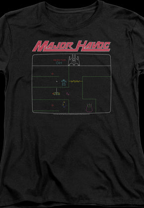 Womens Major Havoc Screen Atari Shirt