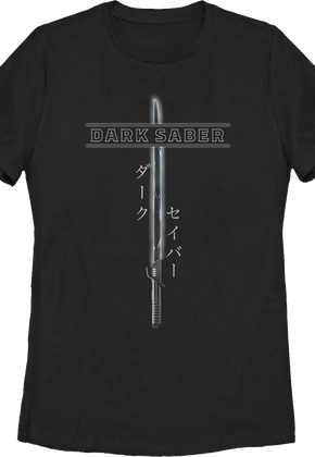 Womens Mandalorian Darksaber Star Wars Shirt