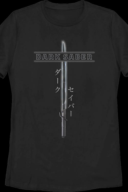 Womens Mandalorian Darksaber Star Wars Shirtmain product image