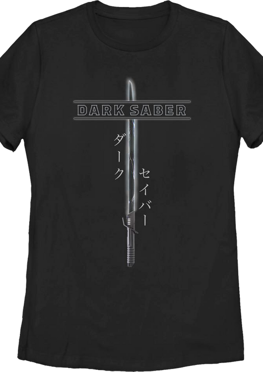 Womens Mandalorian Darksaber Star Wars Shirt - main product image