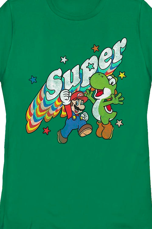 Womens Mario and Yoshi Super Mario Bros. Shirtmain product image