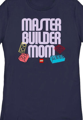 Womens Master Builder Mom Lego Shirt