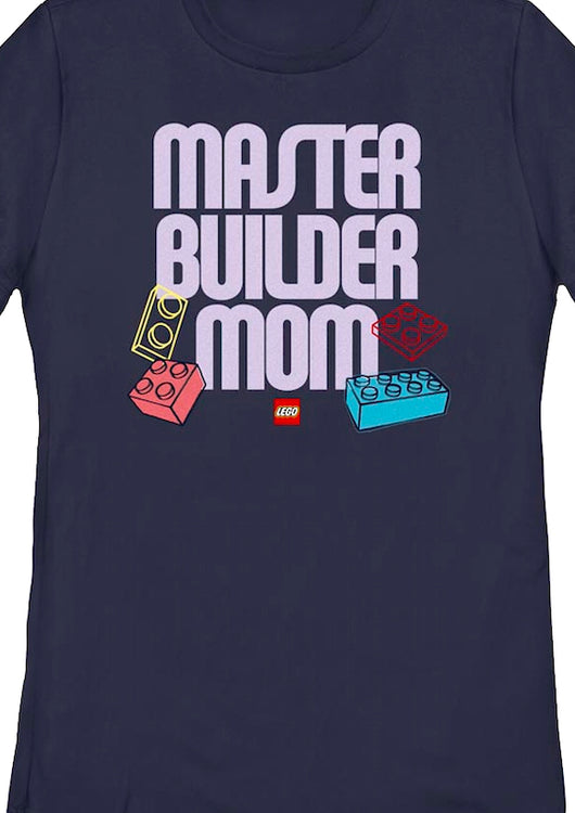 Womens Master Builder Mom Lego Shirt - main product image