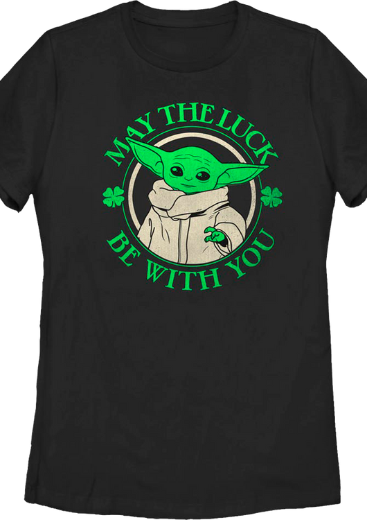 Womens May The Luck Be With You Star Wars Shirt - main product image