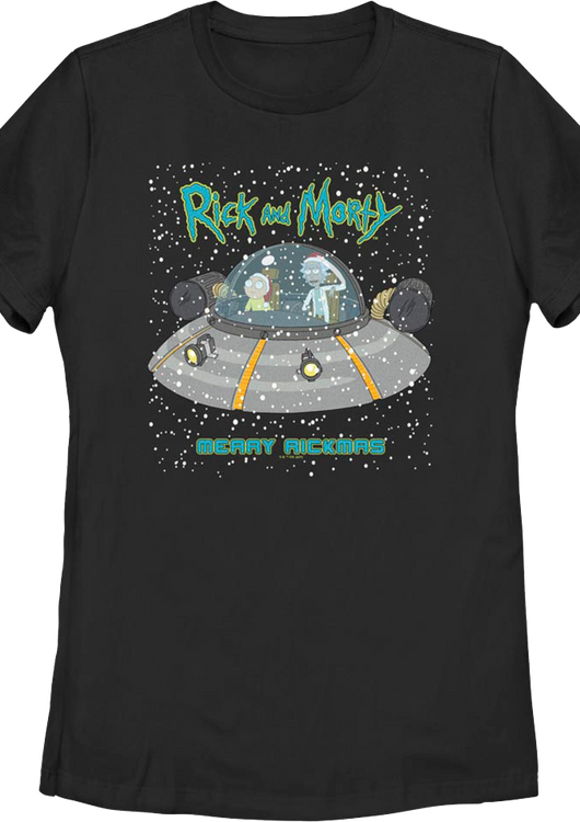 Womens Merry Rickmas Rick And Morty Shirt - main product image