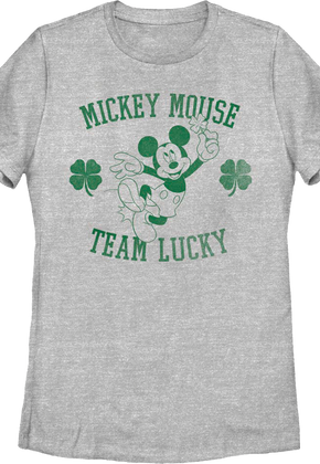 Womens Mickey Mouse Team Lucky Disney Shirt