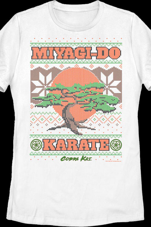 Womens Miyagi-Do Faux Ugly Christmas Sweater Cobra Kai Shirtmain product image