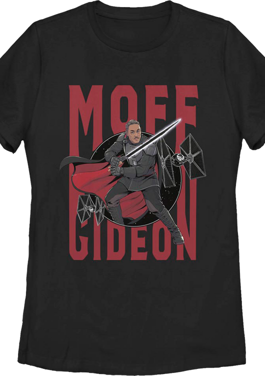 Womens Moff Gideon Action Pose The Mandalorian Star Wars Shirt - main product image