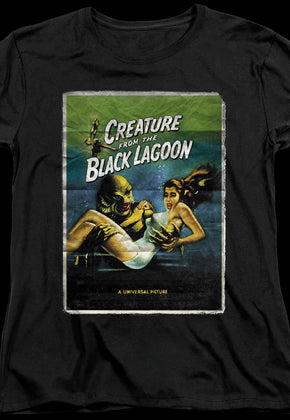 Womens Movie Poster Creature From The Black Lagoon Shirt