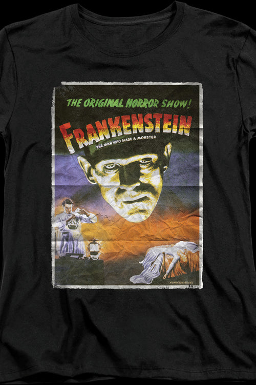 Womens Movie Poster Frankenstein Shirtmain product image