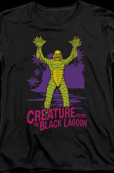 Womens Neon Creature From The Black Lagoon Shirt