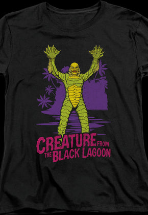 Womens Neon Creature From The Black Lagoon Shirt