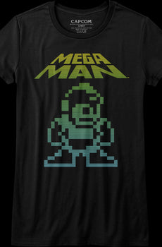 Womens Neon Mega Man Shirt