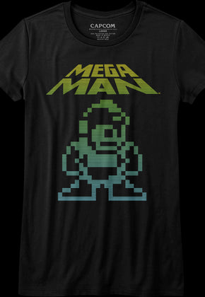 Womens Neon Mega Man Shirt