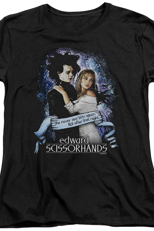 Womens Never Saw Him Again Edward Scissorhands Shirtmain product image