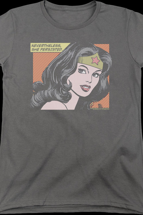 Womens Nevertheless She Persisted Wonder Woman Shirtmain product image