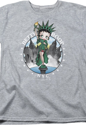 Womens NYC Betty Boop Shirt