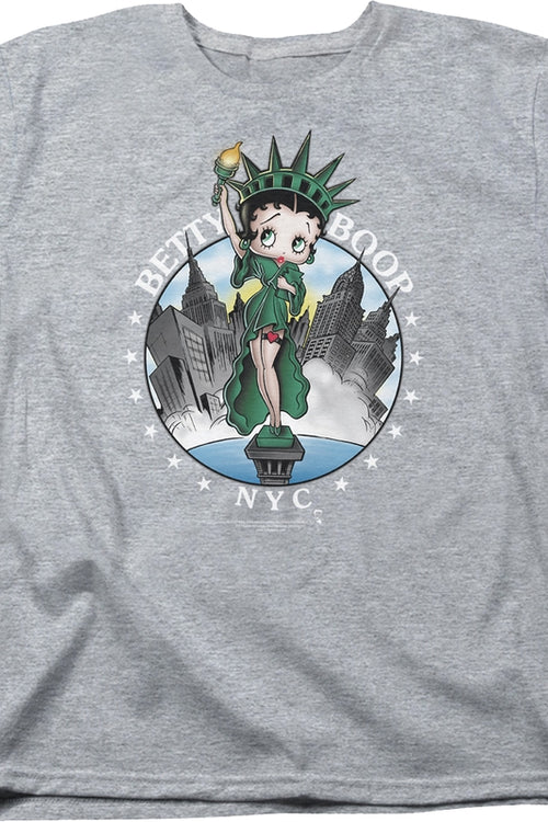 Womens NYC Betty Boop Shirtmain product image