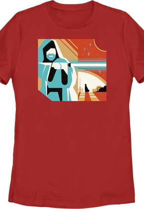 Womens Obi-Wan Kenobi Graphic Poster Star Wars Shirt
