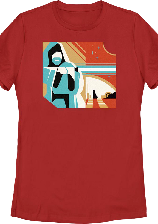Womens Obi-Wan Kenobi Graphic Poster Star Wars Shirt - main product image