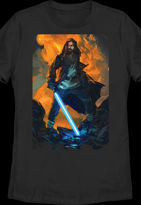 Womens Obi-Wan Kenobi Painting Star Wars Shirt