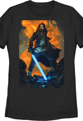 Womens Obi-Wan Kenobi Painting Star Wars Shirt