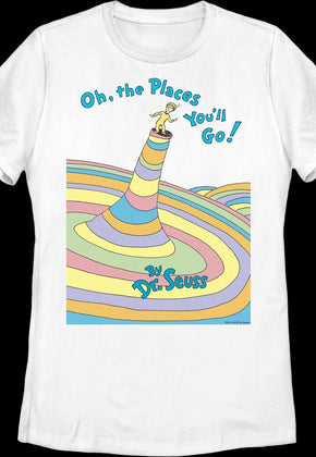 Womens Oh, The Places You'll Go Cover Dr. Seuss Shirt