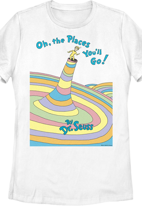 Womens Oh, The Places You'll Go Cover Dr. Seuss Shirt