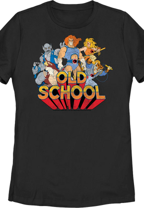 Womens Black Old School ThunderCats Shirt