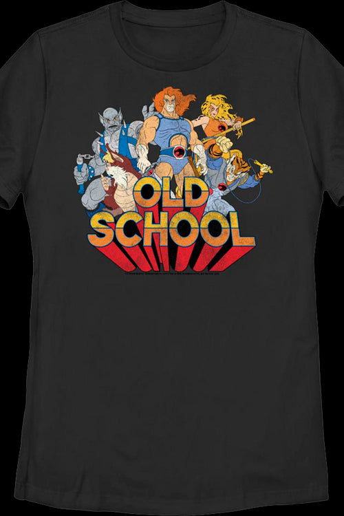Womens Black Old School ThunderCats Shirtmain product image