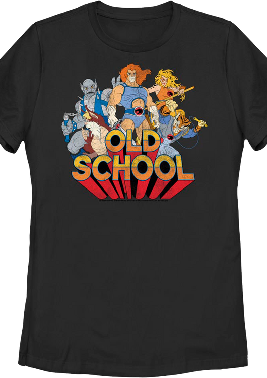 Womens Black Old School ThunderCats Shirt - main product image