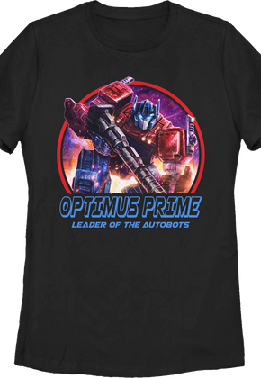 Womens Optimus Prime Leader Of The Autobots Transformers Shirt