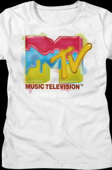 Womens Painted Logo MTV Shirt