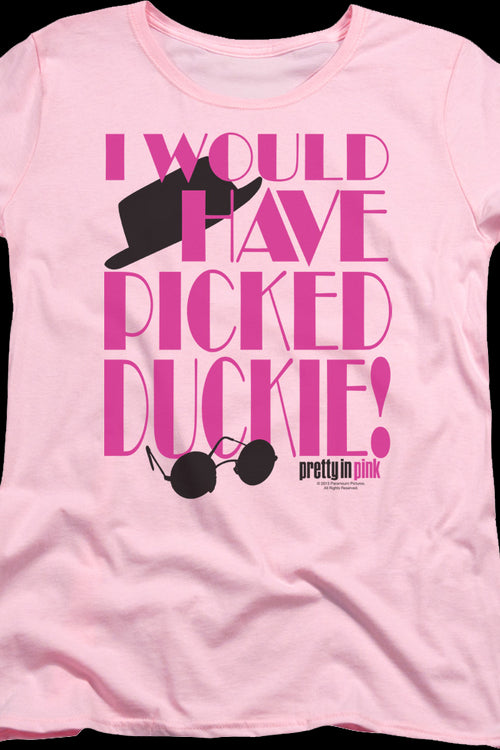 Womens Picked Duckie Pretty In Pink Shirtmain product image
