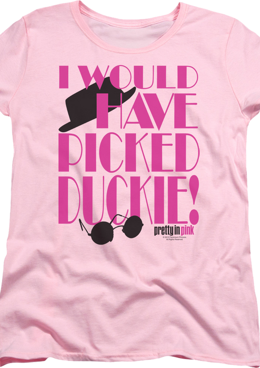 Womens Picked Duckie Pretty In Pink Shirt - main product image