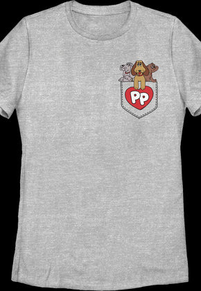 Womens Pocket Logo Pound Puppies Shirt