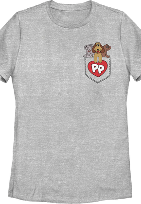 Womens Pocket Logo Pound Puppies Shirt