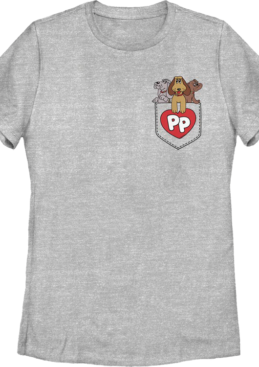 Womens Pocket Logo Pound Puppies Shirt - main product image