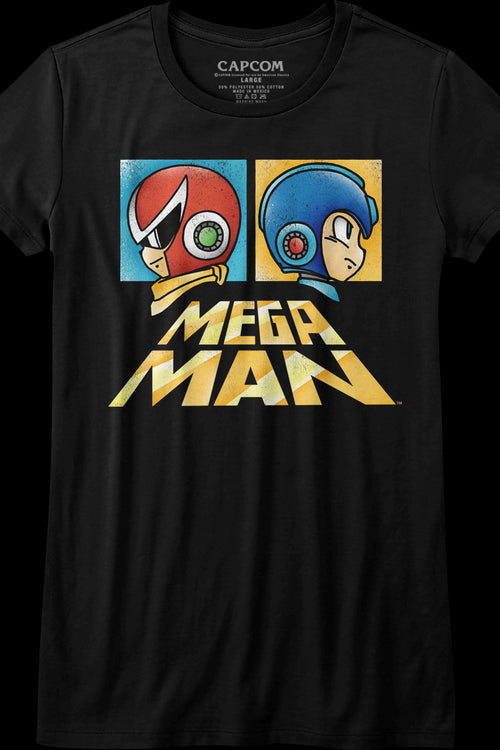 Womens Profiles Proto Man and Mega Man Shirtmain product image