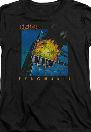 Womens Pyromania Def Leppard Shirt