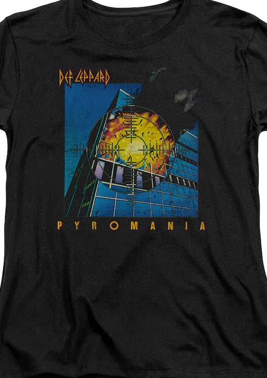 Womens Pyromania Def Leppard Shirt - main product image