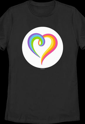 Womens Rainbow Heart Care Bears Shirt