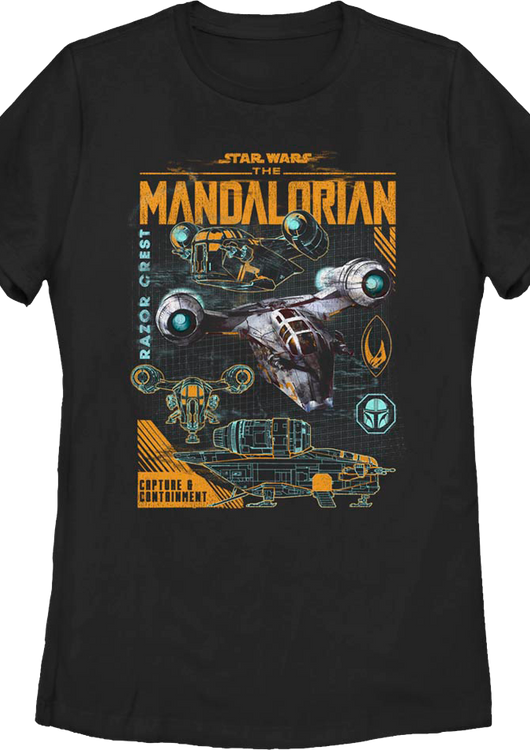 Womens Razor Crest The Mandalorian Star Wars Shirt - main product image